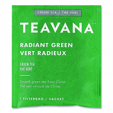 Teavana Tea Bags, Radiant Green, 0.09 oz, 24/Box (SBK13089)