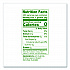 Natural Sugar Substitute, 0.12 oz Packet, 140/Box (8845)