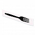 Dispens-a-Fork, Individually Wrapped, Mediumweight Fork, Plastic, Black, 100/Box (BEP90202)