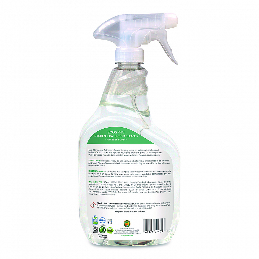 Parsley Plus All-Purpose Kitchen and Bathroom Cleaner, 32 oz Spray Bottle (PL97466EA)