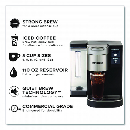 K2550 Brewing System with Reservoir, Black /Silver (0306)