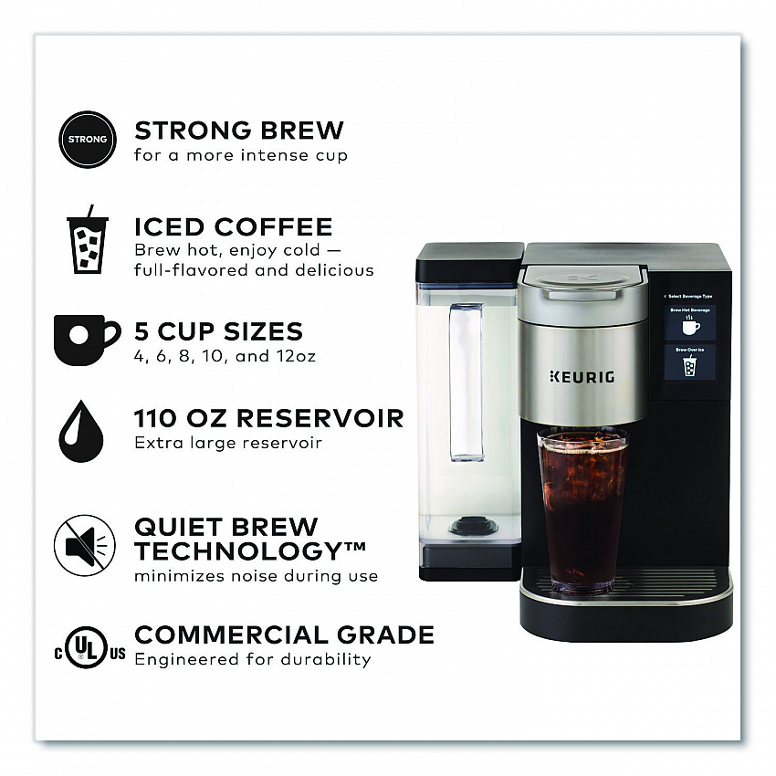 K2550 Brewing System with Reservoir, Black /Silver (0306)
