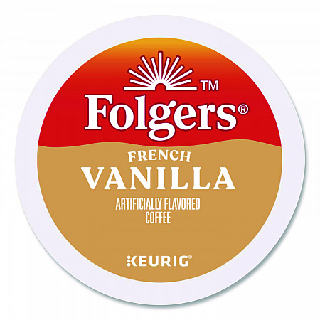 French Vanilla Coffee K-Cups, French Vanilla, 24/Box, 4 Boxes/Carton (6661CT)