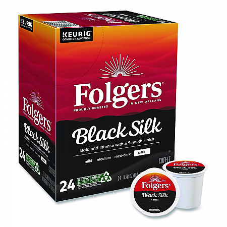 Gourmet Selections Black Silk Coffee K-Cups, 96/Carton (6662CT)