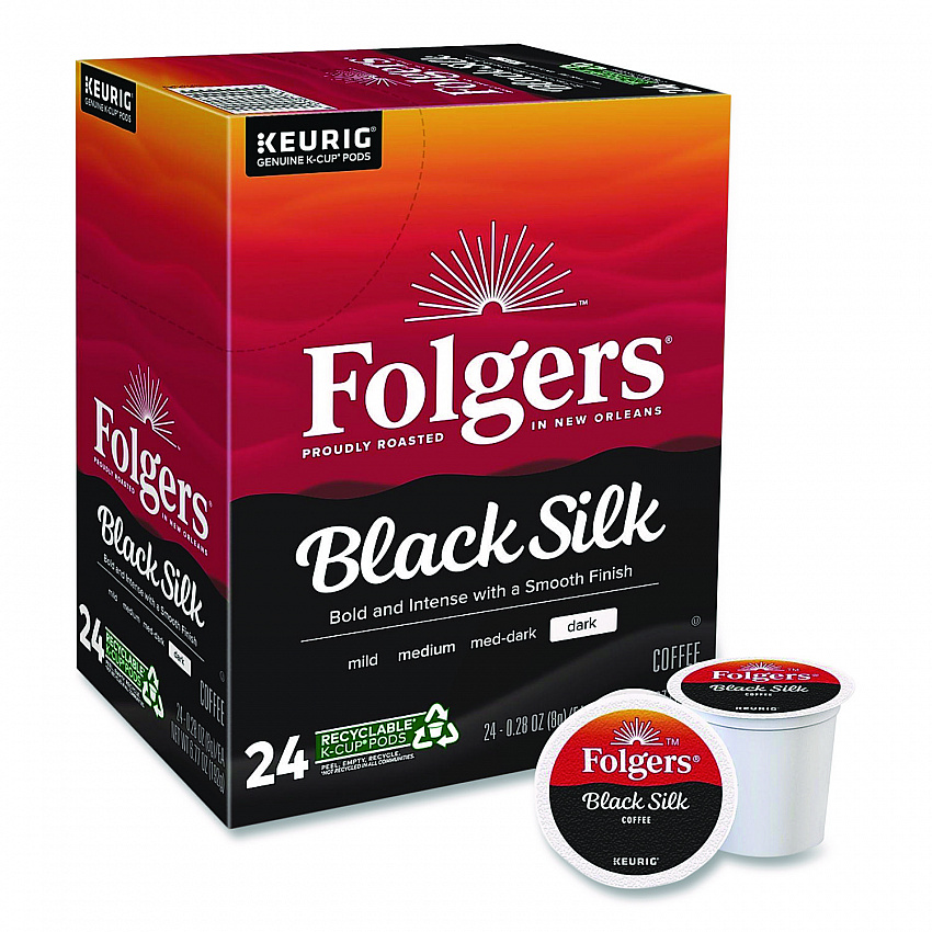 Gourmet Selections Black Silk Coffee K-Cups, 96/Carton (6662CT)