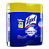 Disinfecting Wipes, 1-Ply, 7 x 7.25, Lemon and Lime Blossom, White, 80 Wipes/Canister, 2 Canisters/Pack, 3 Packs/Carton (80296)