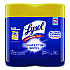 Disinfecting Wipes, 1-Ply, 7 x 7.25, Lemon and Lime Blossom, White, 80 Wipes/Canister, 2 Canisters/Pack, 3 Packs/Carton (80296)