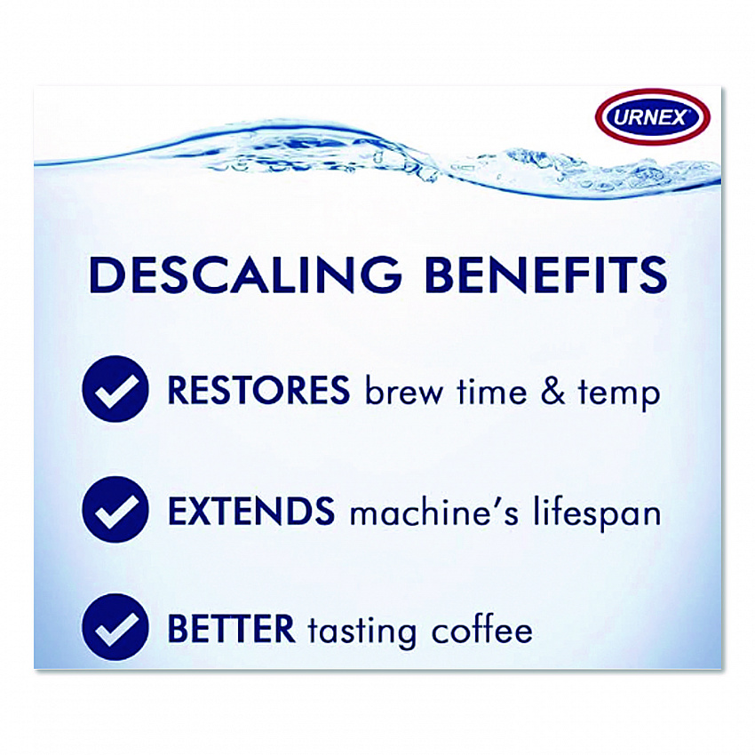 Coffee and Espresso Machine Descaling Powder, 1 oz Packets, 3/Box (UBI70255)