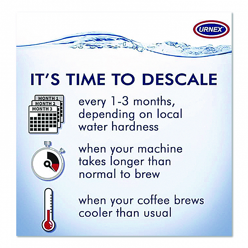 Coffee Machine Descaling Liquid, 14 oz Bottle (UBI70840)