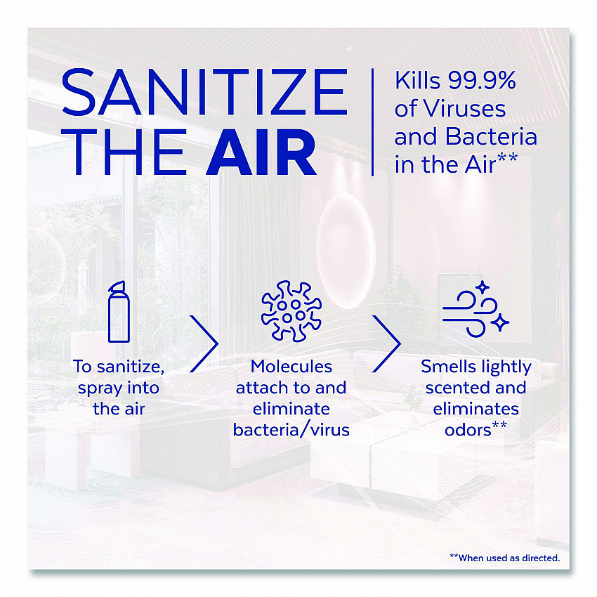 Air Sanitizer Spray, Simple Fresh Scent, 10oz Aerosol Spray (99350EA)