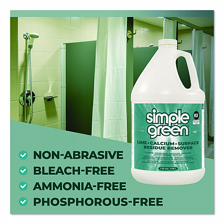 Lime Calcium Surface Residue Remover, 1 gal Bottle, 6/Carton (1700128)