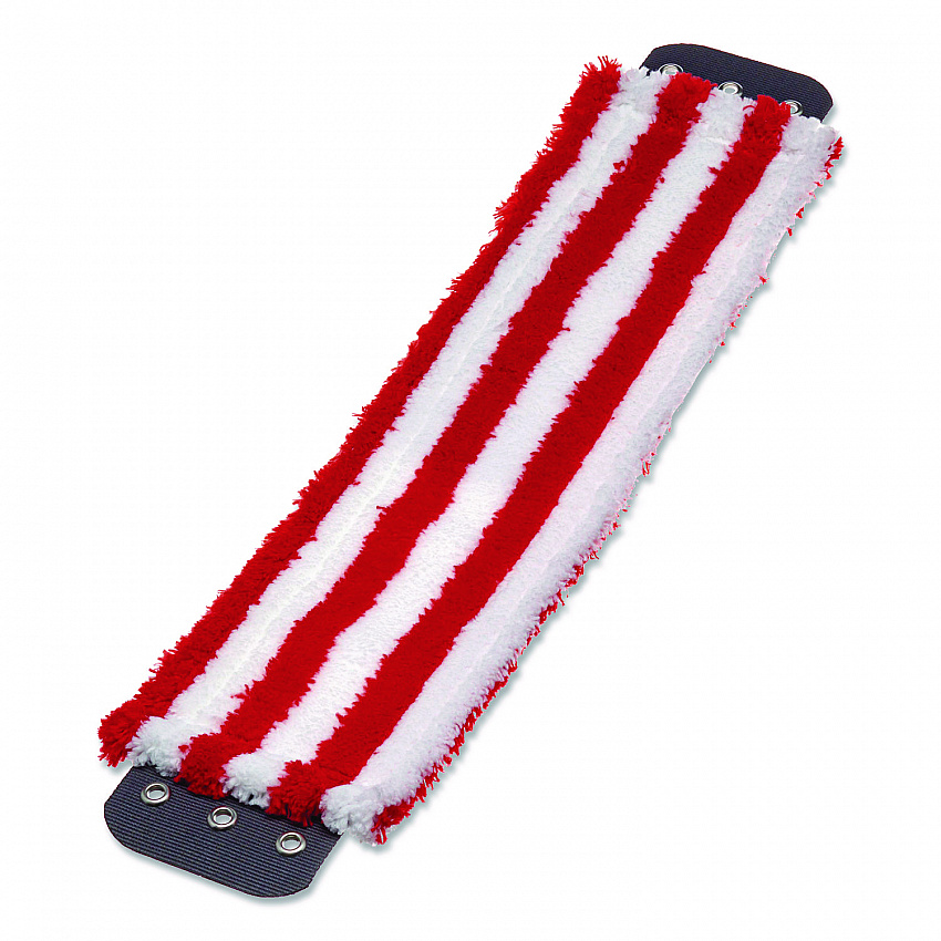 SmartColor MicroMop 7.0, 16", Red/White, 5/Carton (MD40RCT)
