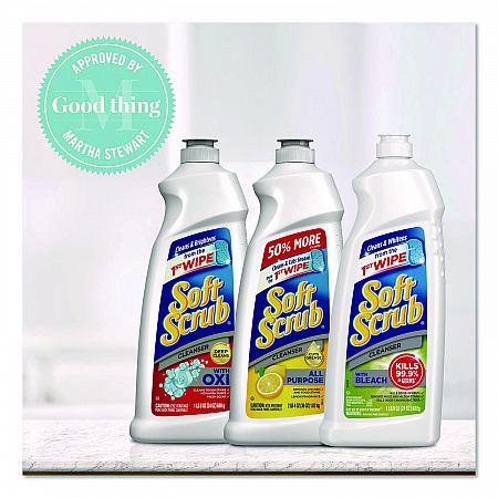 Cleanser with Bleach, 24 oz Bottle, 8/Carton (07222)