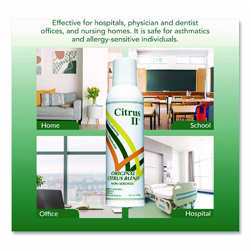 All Natural Pure Citrus Air Fragrance, Original Blend, 7 oz Non-Aerosol Spray (COBF046750)