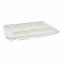 Compostable Fiber Blend School Lunch Tray, Heavy Duty, 8 x 12 x 1, White, 250/Carton (MC50601)