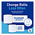 Two-Ply Toilet Tissue, Septic Safe, White, 400 Sheets/Roll, 96 Rolls/Carton (6144)