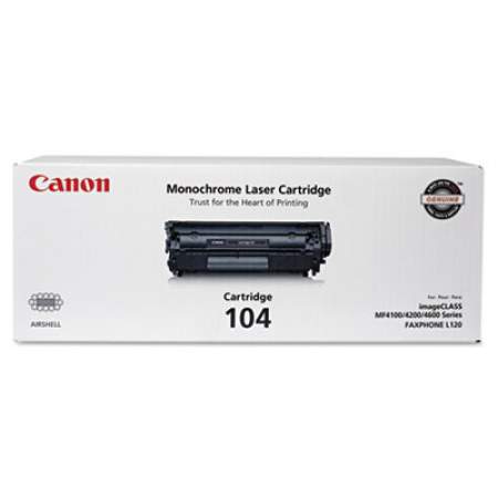 Canon 0263B001 (104) Toner, 2,000 Page-Yield, Black