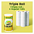 Essentials Select-A-Size Kitchen Roll Paper Towels, 2-Ply, 5.9 x 11, White, 162 Sheets/Triple Roll, 12 Rolls/Carton (16681)