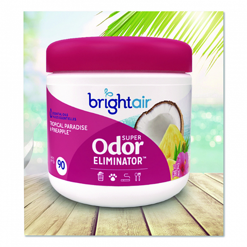 Super Odor Eliminator, Tropical Paradise and Pineapple, 14 oz Jar (901076)