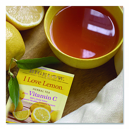 I Love Lemon Herbal Tea, 0.06 oz Tea Bag, 28/Box (RCB003991)