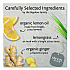 steep Cafe Organic Herbal Tea, Lemon Ginger, 50 Bags/Carton (RCB19968)