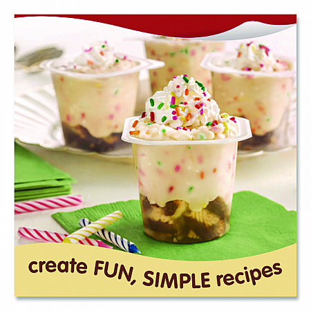 Pudding Cups, Vanilla, 3.5 oz Cup, 48/Carton (HUN55419)