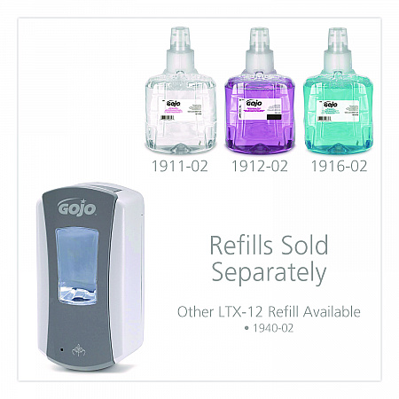 LTX-12 Touch-Free Dispenser, 1,200 mL, 5.25 x 3.33 x 10.5, Gray/White (198404)