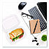 Microwaveable Hinged Containers, ProPlanet Seal, 6.5 x 9 x 3, Clear, Plastic, 300/Carton (69PPHT1)