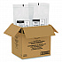 Microwaveable Hinged Containers, ProPlanet Seal, 3 Compartments, 9 x 8.75 x 3, Clear, Plastic,150/Carton (90PPHT3)