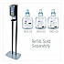 LTX-12 Dispenser Floor Stand, 1,200 mL, 13.5 x 5 x 28.5, Graphite (7028DS)