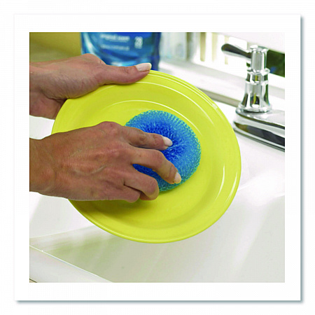 Poly Mesh Scrubbers, Blue, 3/Pack (437775)