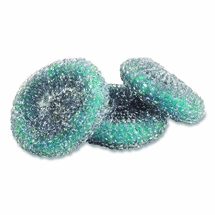 Ultra Steel Scrubbers, Gray/Silver, 3/Pack (437777)