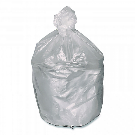 Global Ultra Plus Industrial Trash Bag, 45 gal,16 mic, 40 x 48, Natural, 80/Carton (WHD404643615)