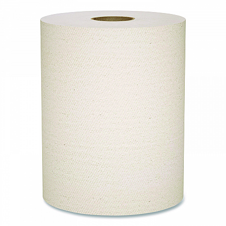 Essential 100% Recycled Fiber Hard Roll Towel, 1-Ply, 8
