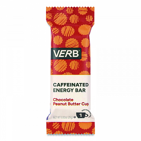 Caffeinated Energy Bar, Chocolate Peanut Butter Cup, 0.92 oz Bar, 16/Box (22002524)
