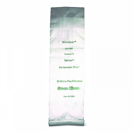Replacement Vacuum Bags, Fits AllStar/Century/Karcher/ProChem/Sebo/Versamatic Plus/Windsor Sensor, 10/Pack (5300P)