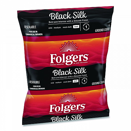Coffee Filter Packs, Black Silk, 1.4 oz Pack, 40Packs/Carton (00016)