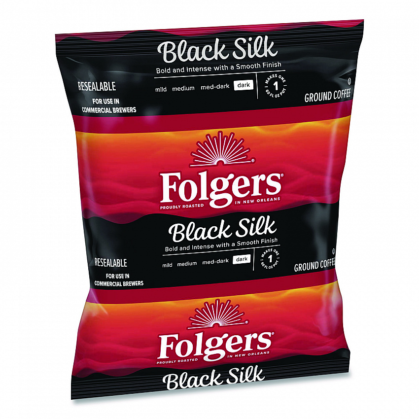 Coffee Filter Packs, Black Silk, 1.4 oz Pack, 40Packs/Carton (00016)