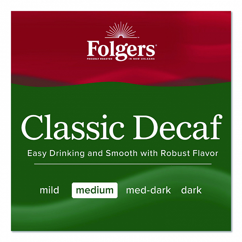 Classic Decaf Ground Coffee Fraction Pack, Classic Roast Decaf, 1.5 oz, 42/Carton (06433)