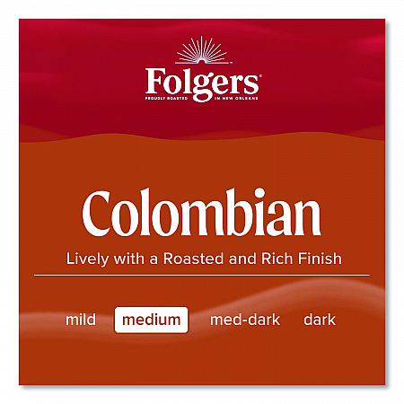 Coffee Filter Packs, 100% Colombian, 1.4 oz Pack, 40/Carton (10107)