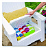 Adirondack Chair with Storage, Supports Up to 375 lb, 14.5