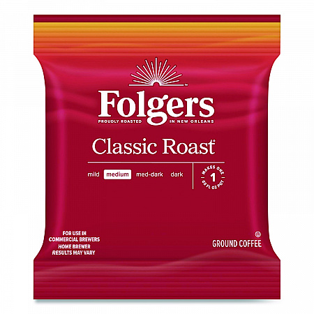 Classic Roast Ground Coffee Fraction Pack, 1.2 oz Packets, 42/Carton (20457)