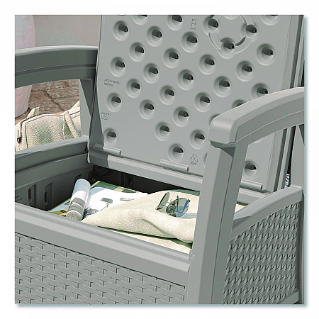 Elements Club Chair with Storage, Supports Up to 300 lb, 17