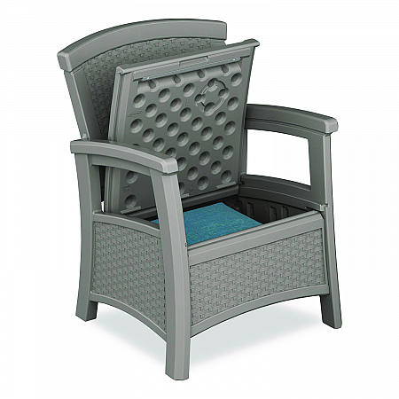 Elements Club Chair with Storage, Supports Up to 300 lb, 17