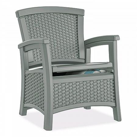 Elements Club Chair with Storage, Supports Up to 300 lb, 17