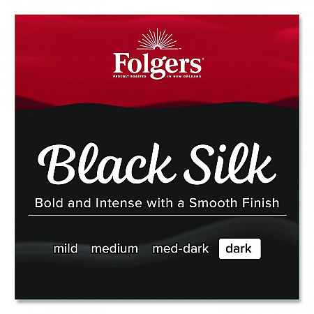 Black Silk Ground Coffee, 22.6 oz Canister (20540)