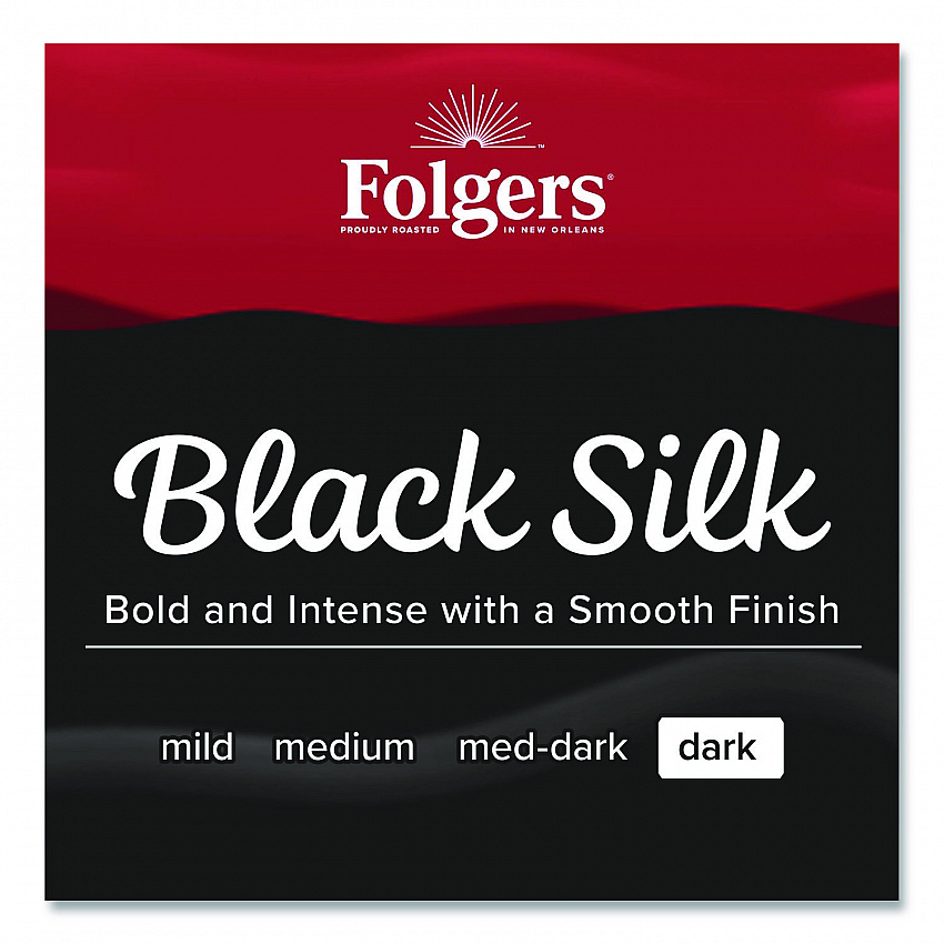 Black Silk Ground Coffee, 22.6 oz Canister (20540)