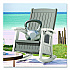 Rocking Chair with Storage, Supports Up to 375 lb, 17.25