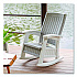 Rocking Chair with Storage, Supports Up to 375 lb, 17.25