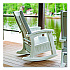 Rocking Chair with Storage, Supports Up to 375 lb, 17.25